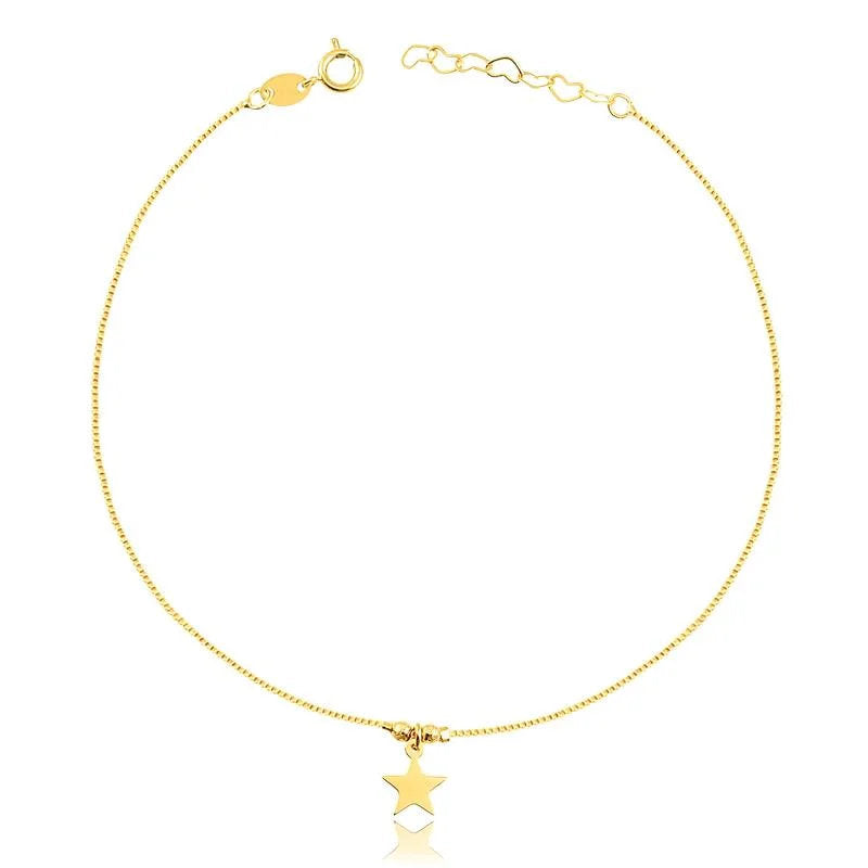 Tobillera Dije Estrella Enchapado