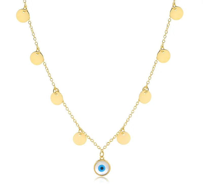 Chokers Ojo Turco Enchapado