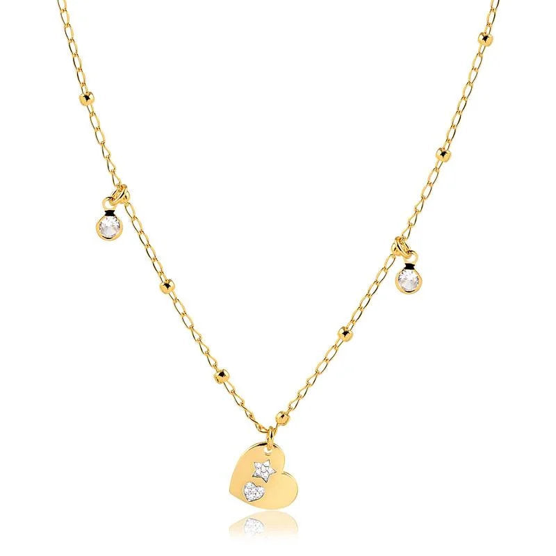 Chokers Corazon Enchapado