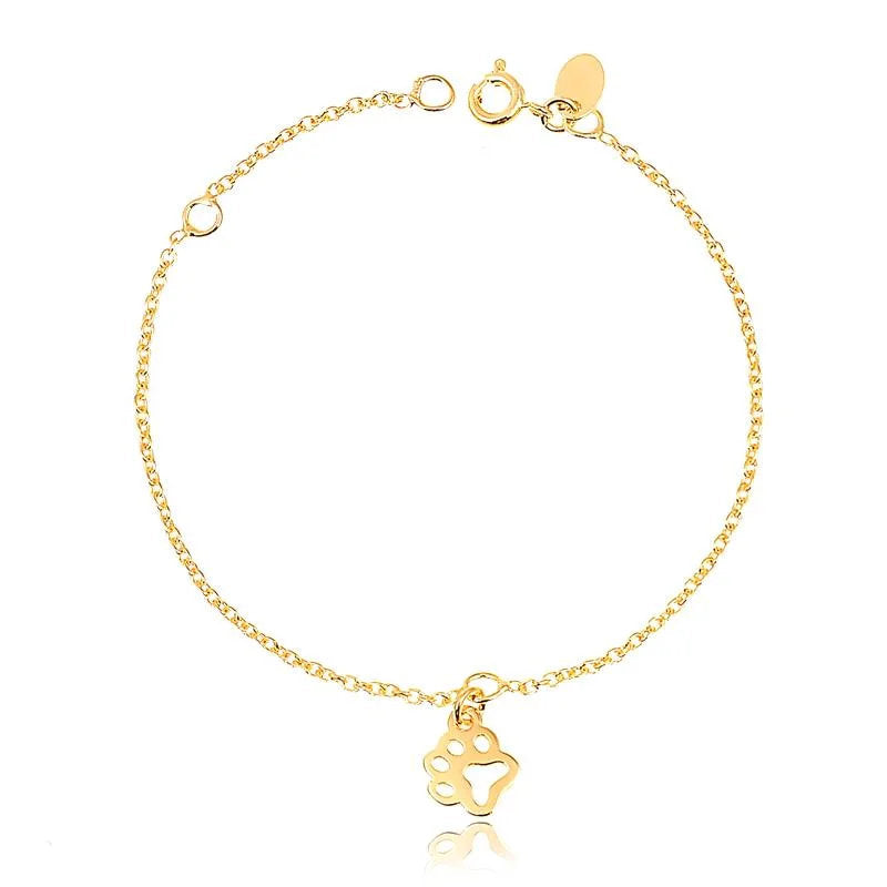 Pulsera Huellita Enchapado