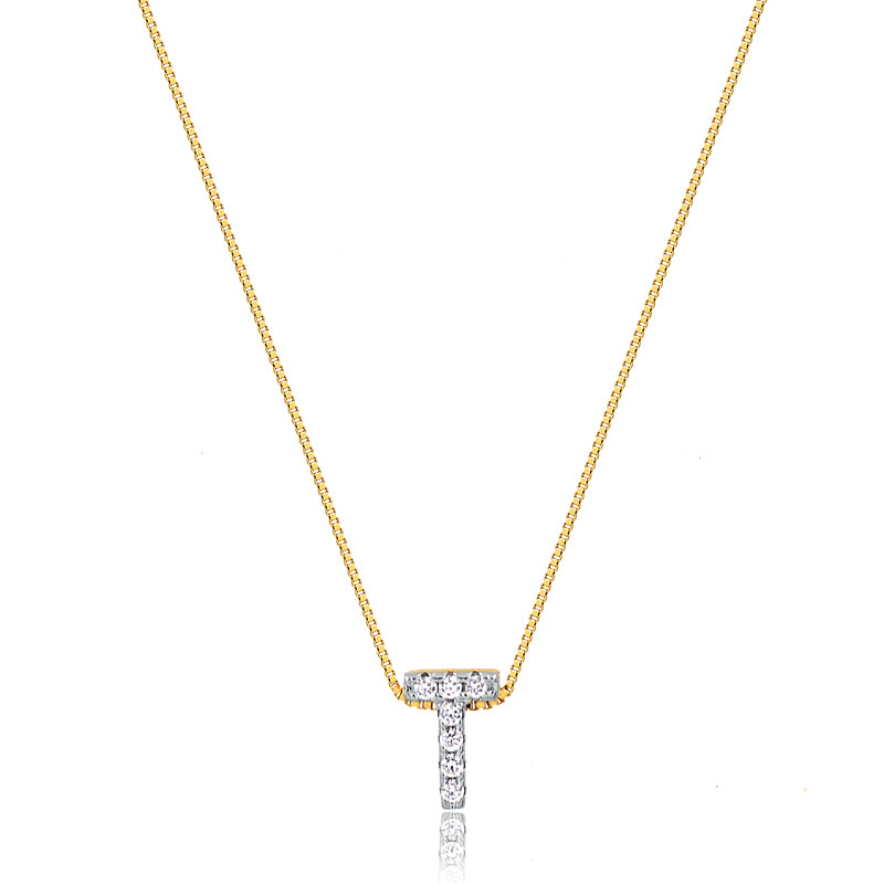 Cadena Nylon Inicial T Enchapado
