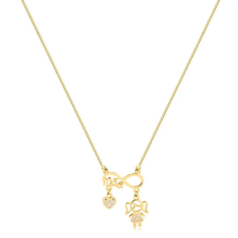 Cadena Con Dije Nena Infinito Enchapado