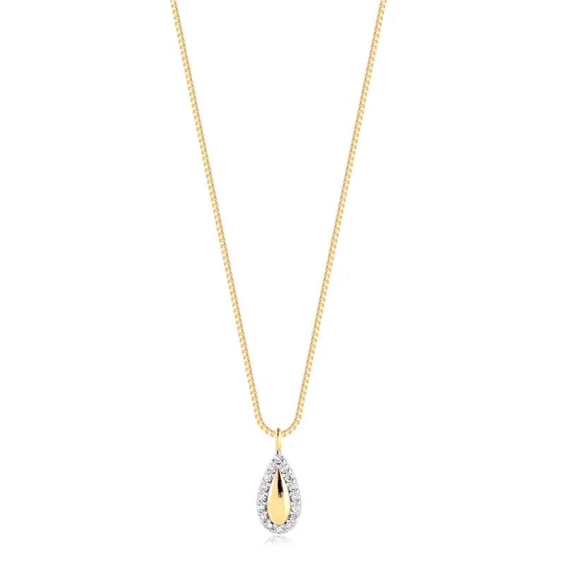 Cadena Con Dije Gota Enchapado