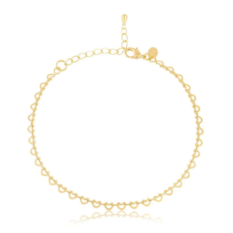 Pulsera Corazon Enchapado
