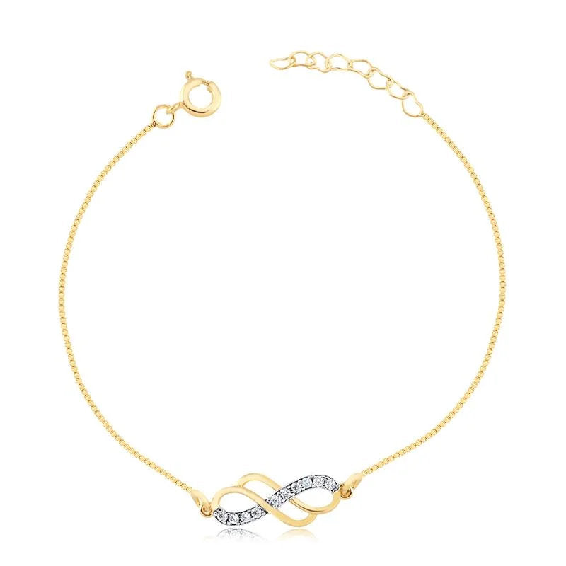 Pulsera Dije Infinito Enchapado