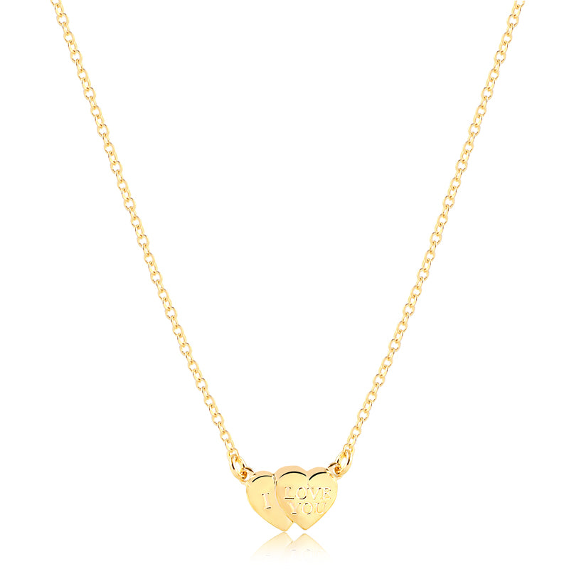 Cadena Con Dije Corazon Enchapado