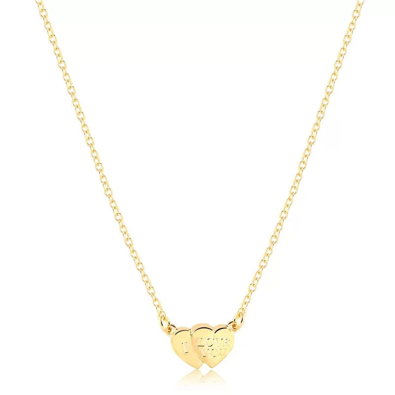 Cadena corazon doble