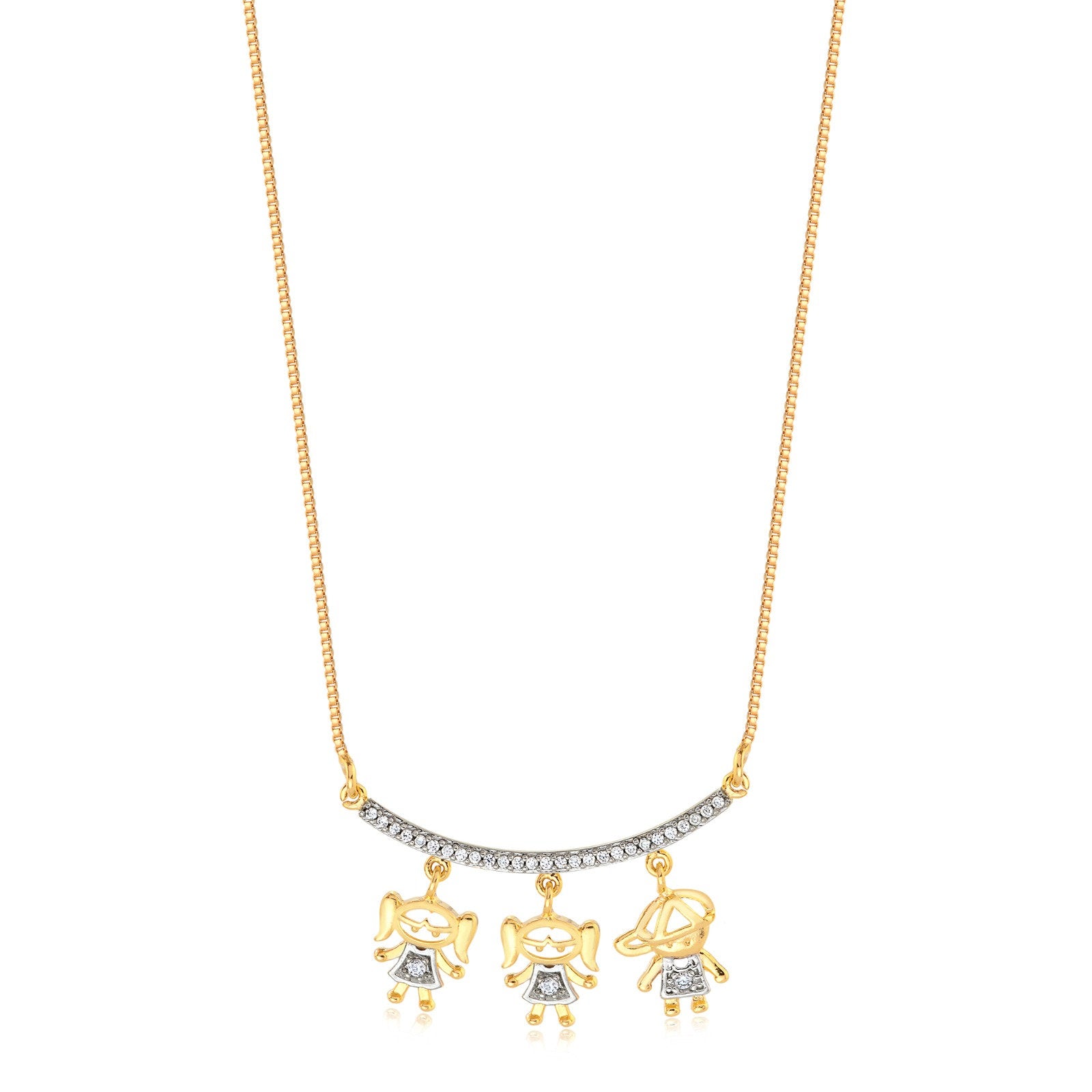 Cadena Con Dije Niñas Enchapado