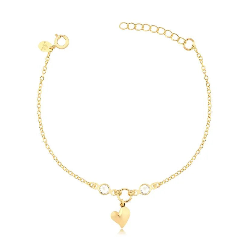 Pulsera Corazon Enchapado
